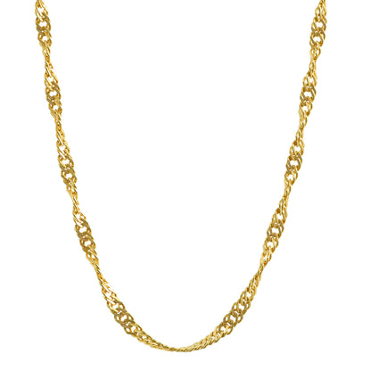 Singapurkette Halskette  333 - 8 Karat Gold Auswahl