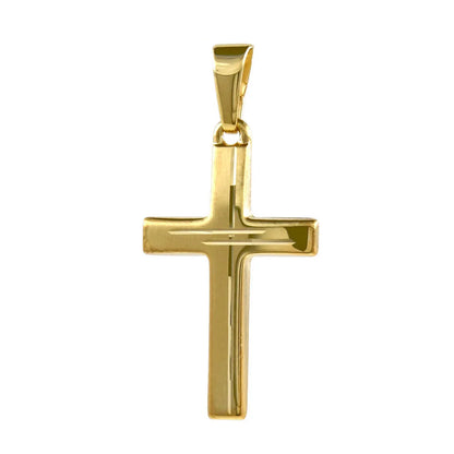 Gold Anhänger Kreuz  mit Goldkette massiv 333 - 8 Karat Gold