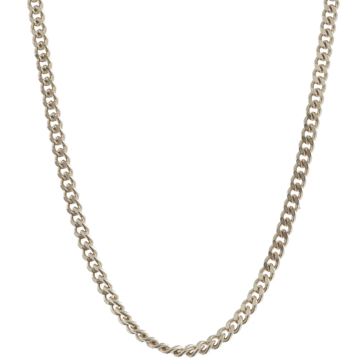 Goldkette Panzerkette Länge 36cm - Breite 1,4mm - 333-8 Karat Weißgold