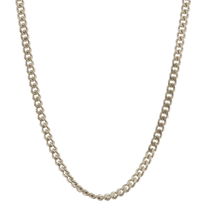 Goldkette Panzerkette Länge 36cm - Breite 1,4mm - 333-8 Karat Weißgold