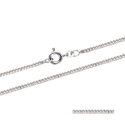Goldkette Panzerkette Länge 36cm - Breite 1,4mm - 333-8 Karat Weißgold