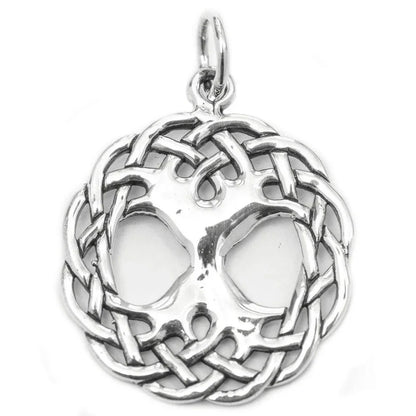 Keltischer Lebensbaum - Weltenesche mittel 925 Silber