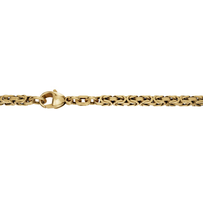 Goldarmband Königskette Armkette Breite 2,8mm massiv 750-18 Karat Gold