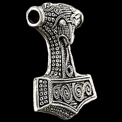 Schonenhammer Anhänger 925er Silber - Thorhammer - 40x 50mm