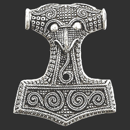 Schonenhammer Anhänger 925er Silber - Thorhammer - 40x 50mm