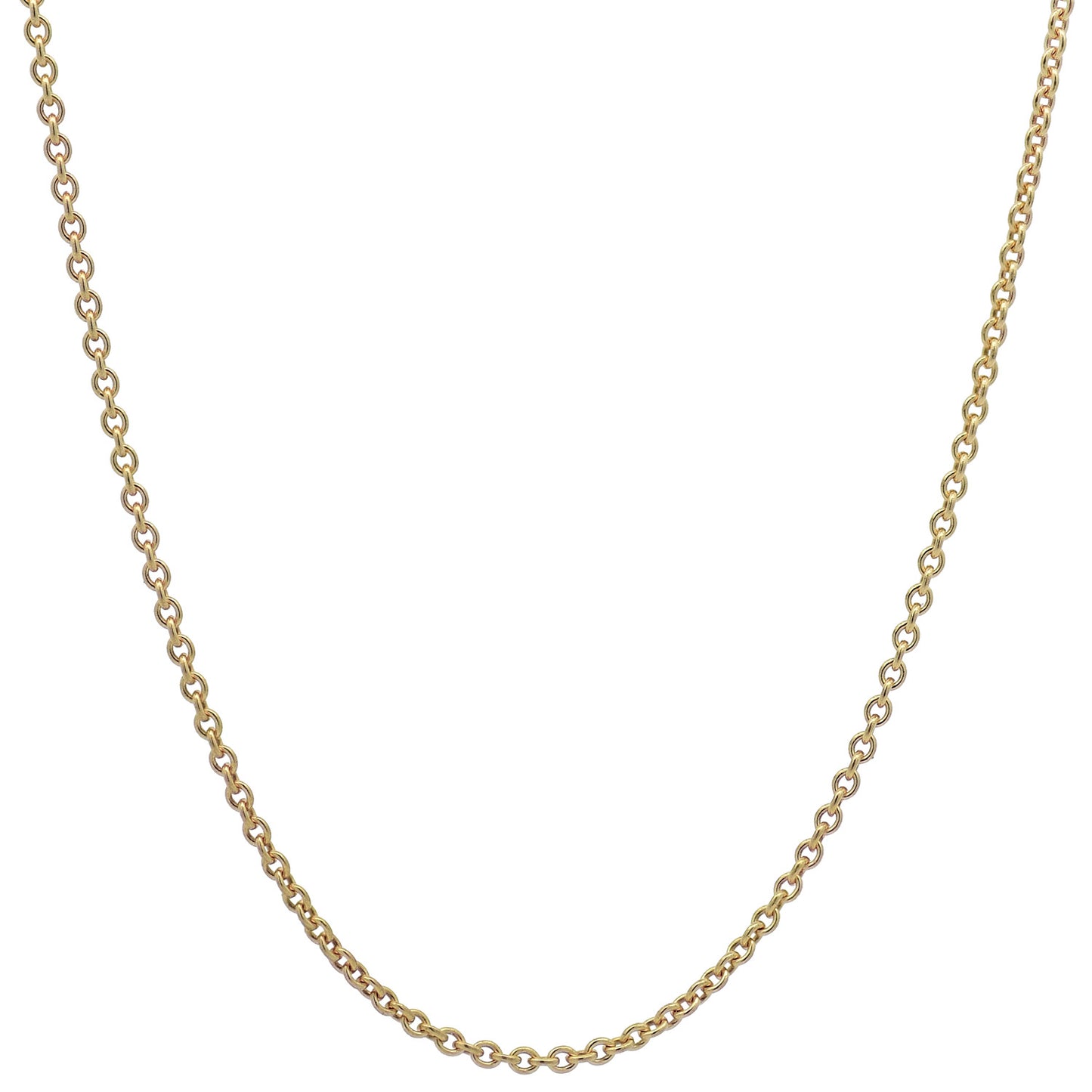 Goldkette Ankerkette rund edle Halskette  massiv 333 - 8 Karat Gold