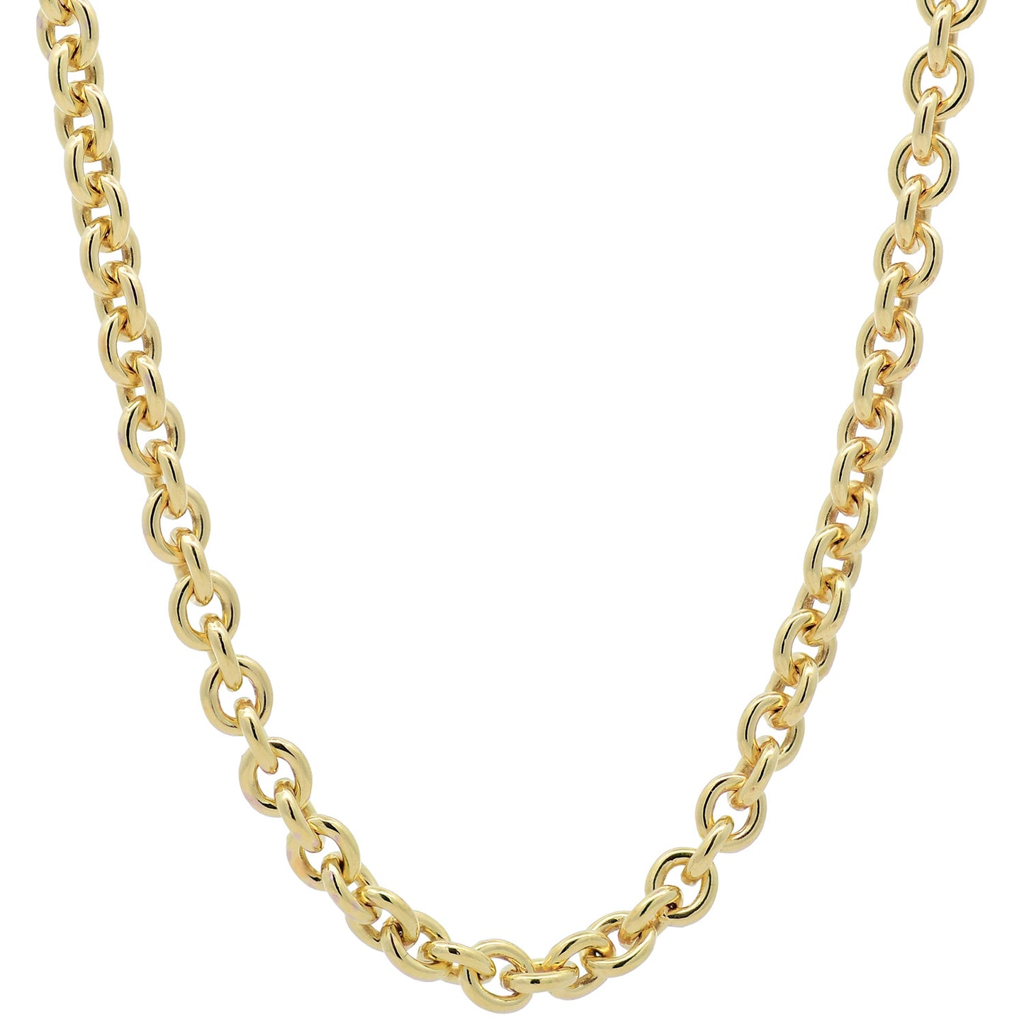 Goldkette Ankerkette rund edle Halskette  massiv 333 - 8 Karat Gold
