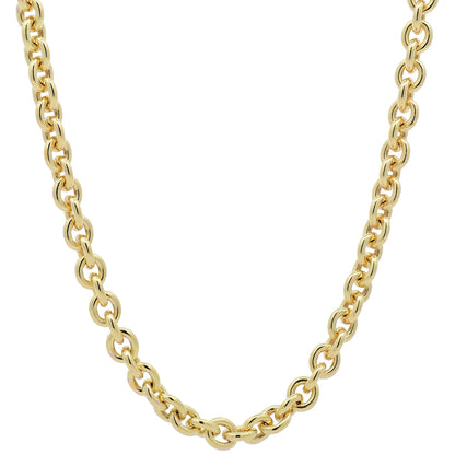 Goldkette Ankerkette rund edle Halskette  massiv 333 - 8 Karat Gold
