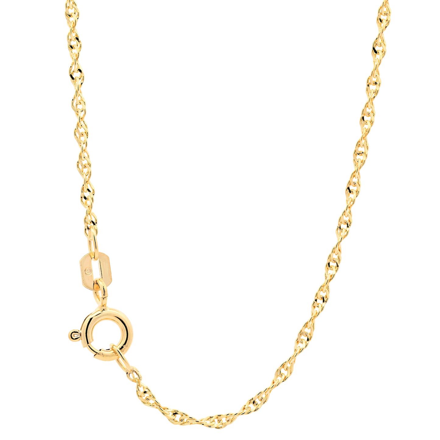 Goldkette Singapurkette Halskette Breite 1,7 mm 333-8 Karat  echt Gold