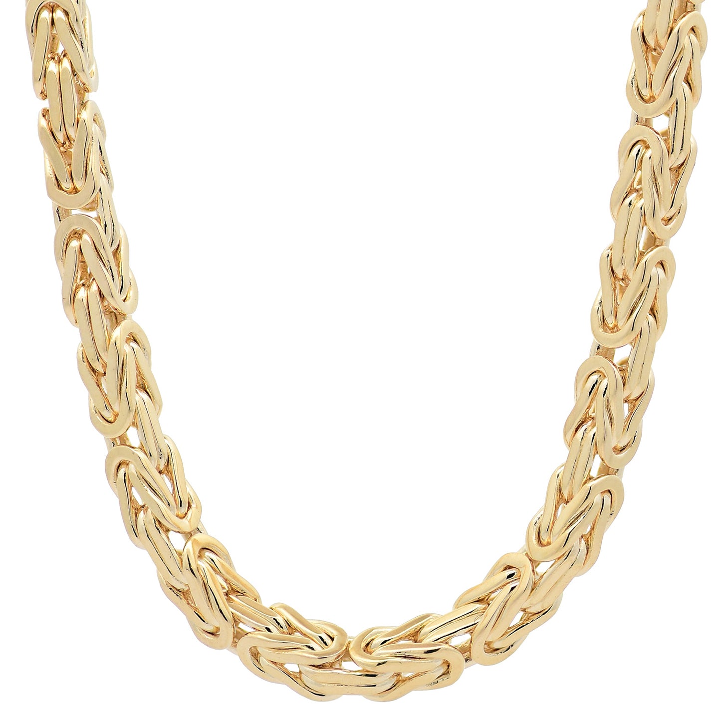 Goldkette Königskette Halskette Breite 4,0 mm - 585 - 14 Karat Gold