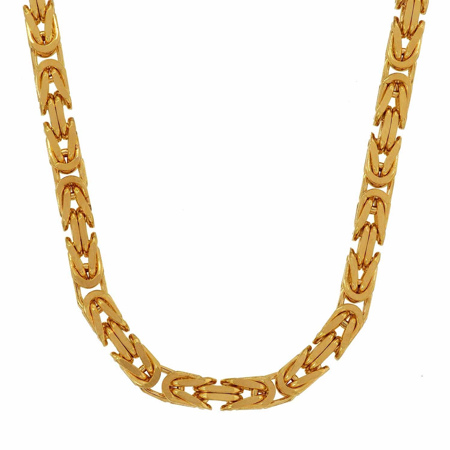 Goldkette Königskette Länge 60cm - Breite 3,2mm - 585-14 Karat Gold