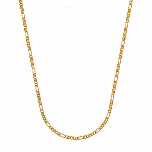 Goldkette Figarokette Länge 36cm - Breite 1,1mm - 585-14 Karat Gold