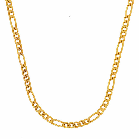Goldkette Figarokette Länge 50cm - Breite 1,9mm - 333-8 Karat Gold