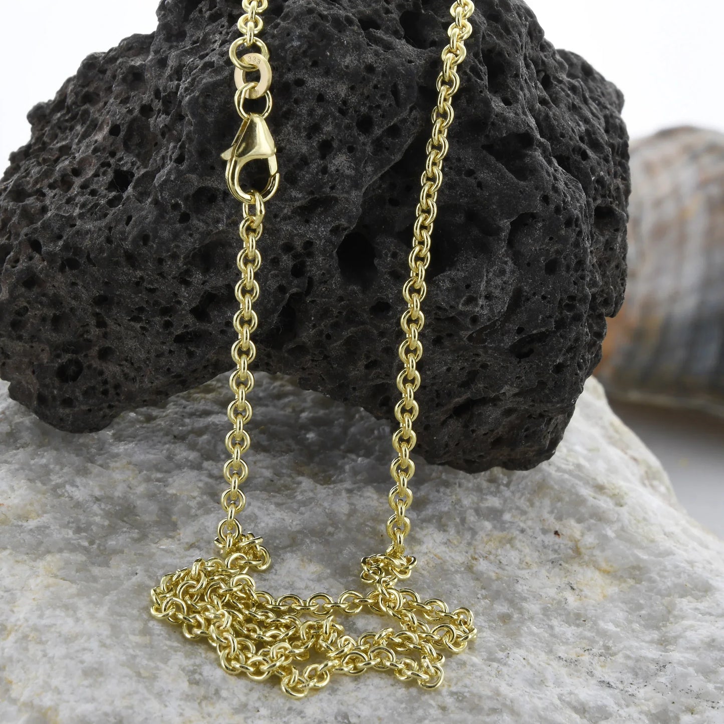 Goldkette Ankerkette Länge 45cm - Breite 2,4mm - 333-8 Karat Gold