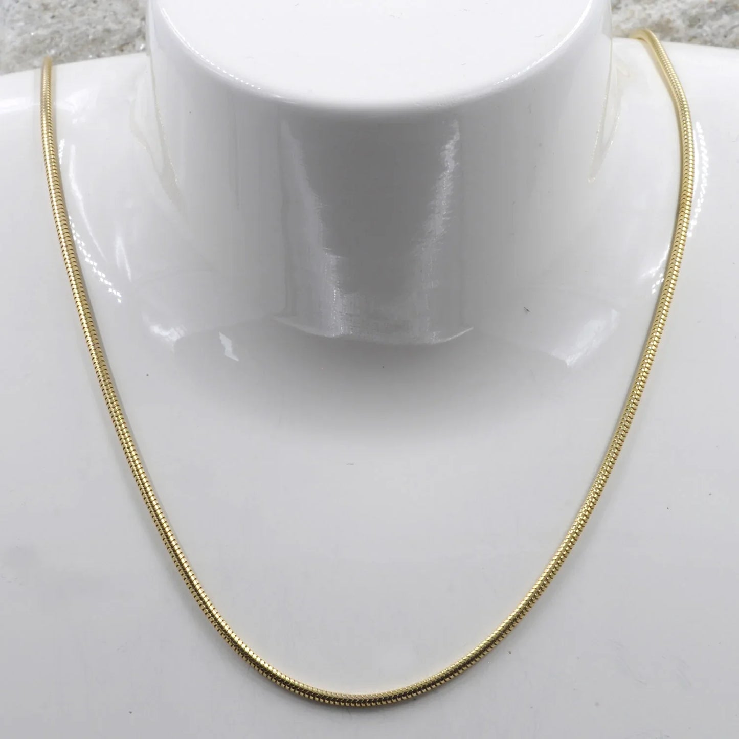 Goldkette Schlangenkette Länge 45cm - Breite 1,6mm - 585-14 Karat Gold