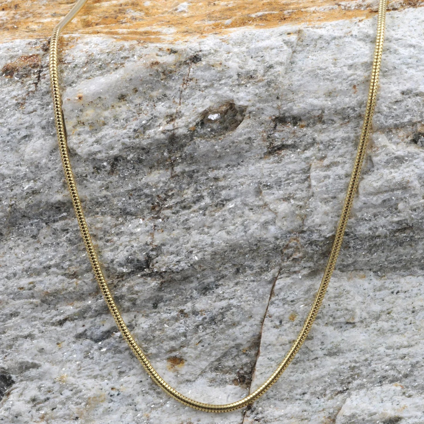 Goldkette Schlangenkette Länge 45cm - Breite 1,6mm - 585-14 Karat Gold