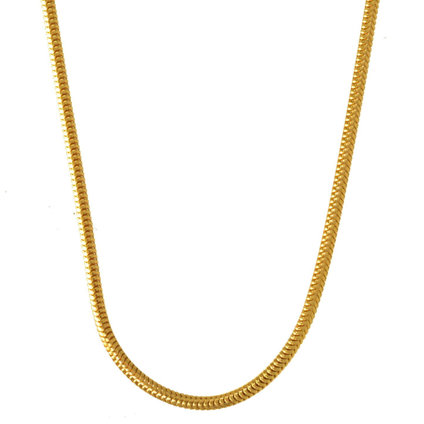 Goldkette Schlangenkette Länge 50cm - Breite 1,6mm - 585-14 Karat Gold