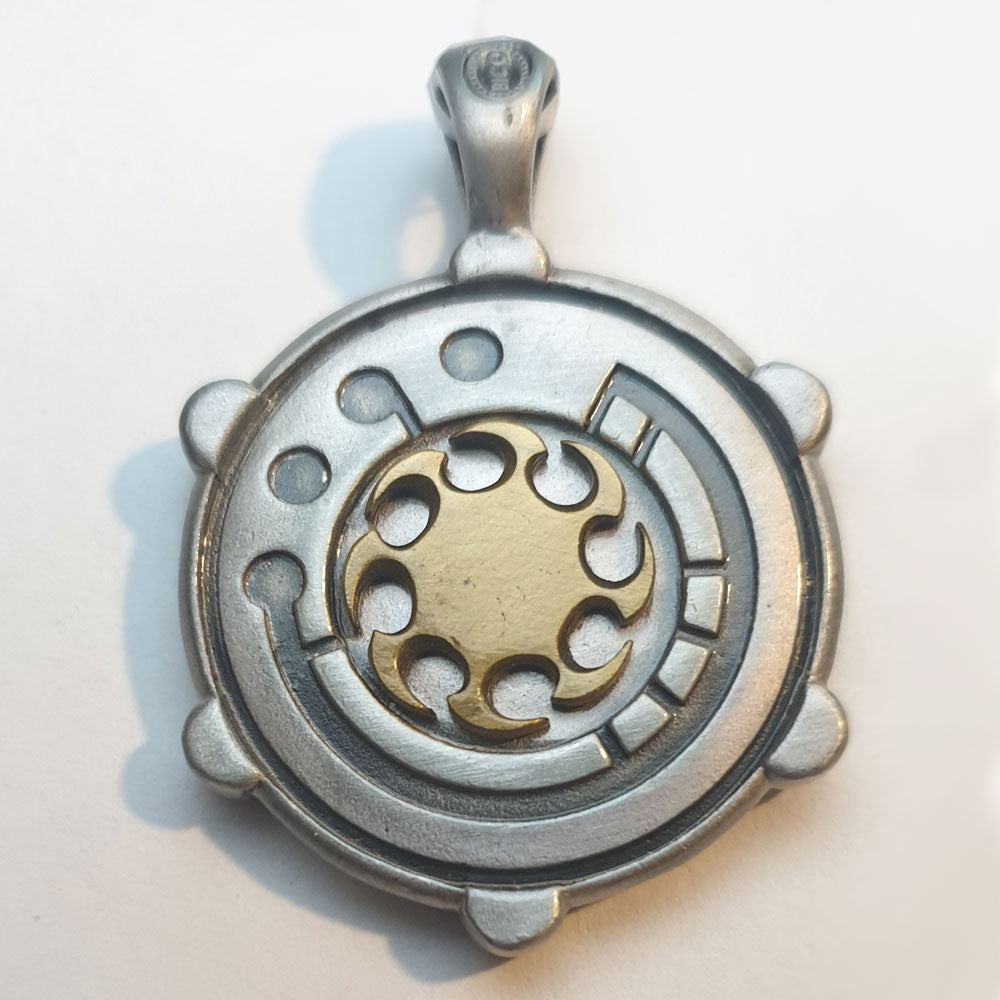 Original Bico Australia Halskette Veritas Rad Spinning-Anhänger Modern 30 mm