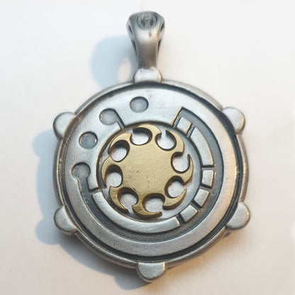 Original Bico Australia Halskette Veritas Rad Spinning-Anhänger Modern 30 mm