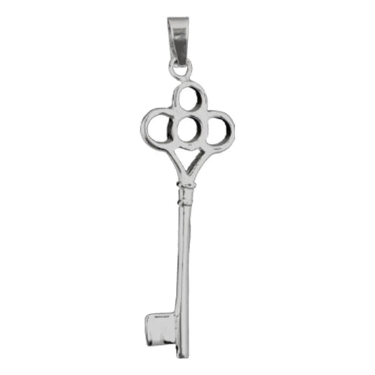 Schlüssel Key Schmuck Anhänger Edelstahl 60 x 18 mm