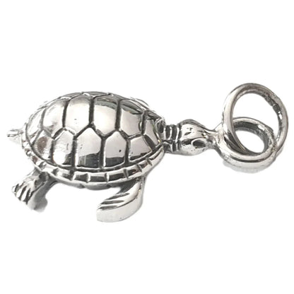 Schildkröte Schmuck Anhänger 925er Silber turtle 19x14mm