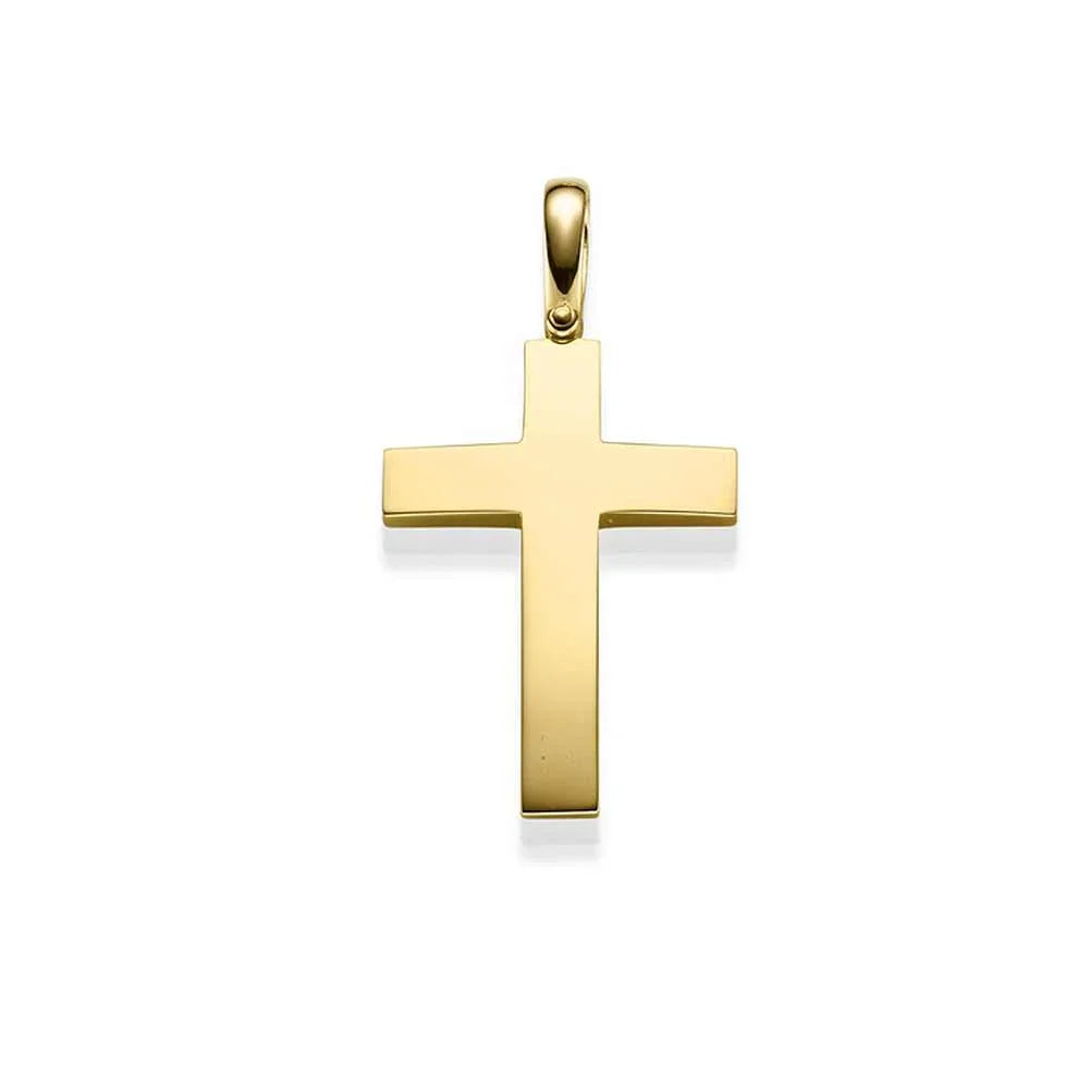 Anhänger Kreuz massiv Gold 585 14 Karat Gold sehr groß Gewicht 10,4 g
