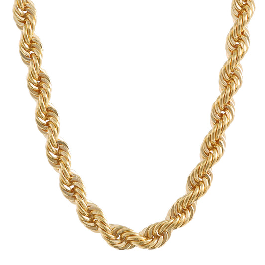 Goldkette Kordelkette Länge 50cm - Breite 3,2mm - 585-14 Karat Gold