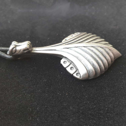 Wikinger Drachenboot Anhänger Schmuck Zinn 50x30mm mit Schnur