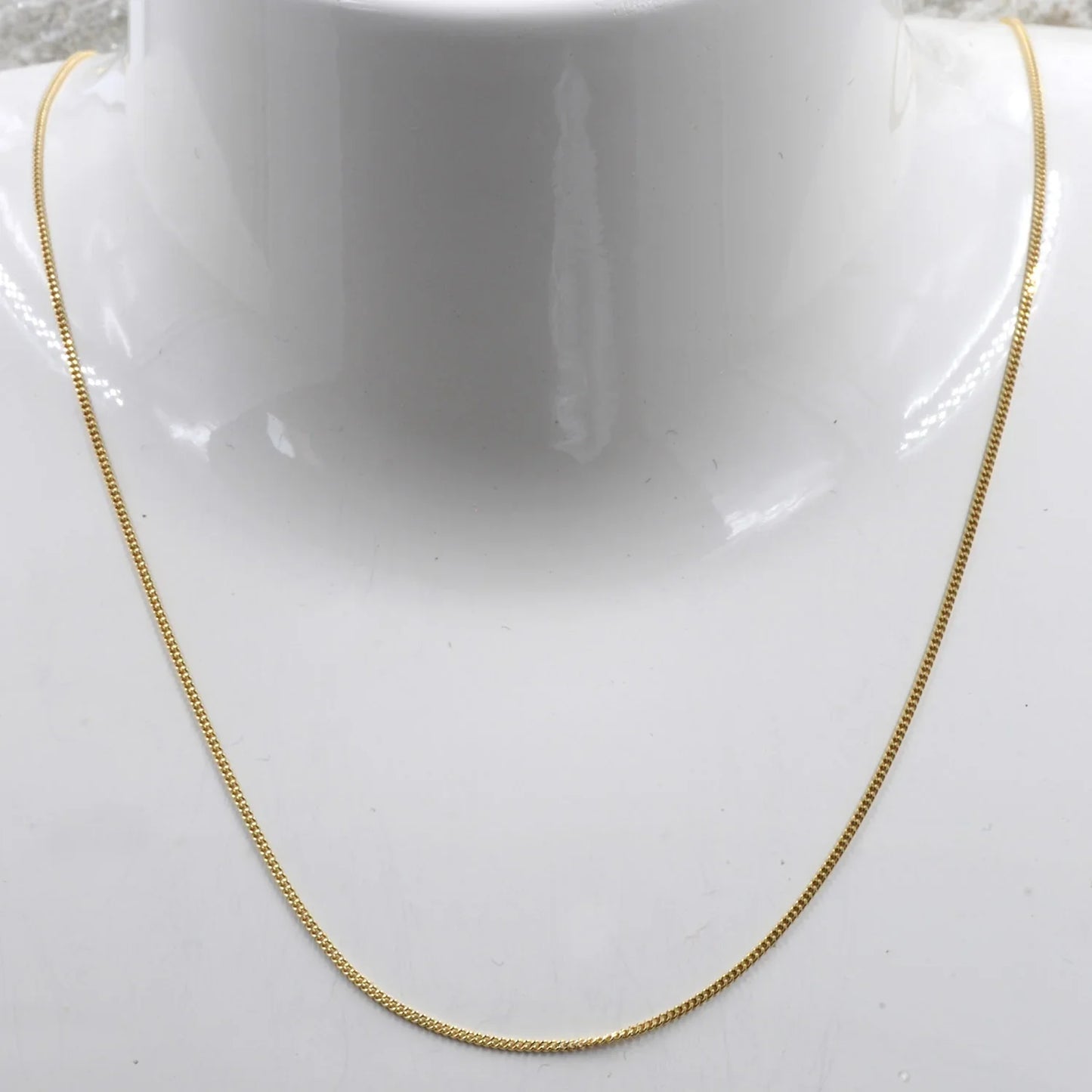 Goldkette Panzerkette Länge 45cm - Breite 0,8mm - 585-14 Karat Gold