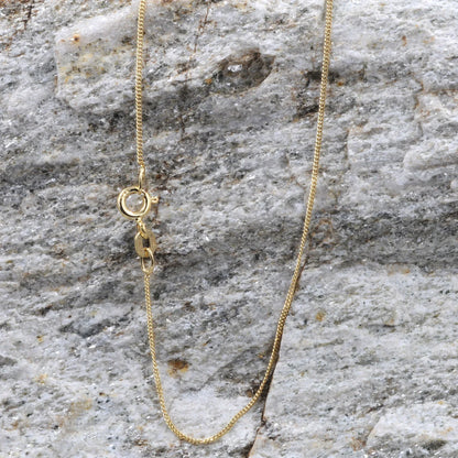 Goldkette Panzerkette Länge 42cm - Breite 0,8mm - 585-14 Karat Gold
