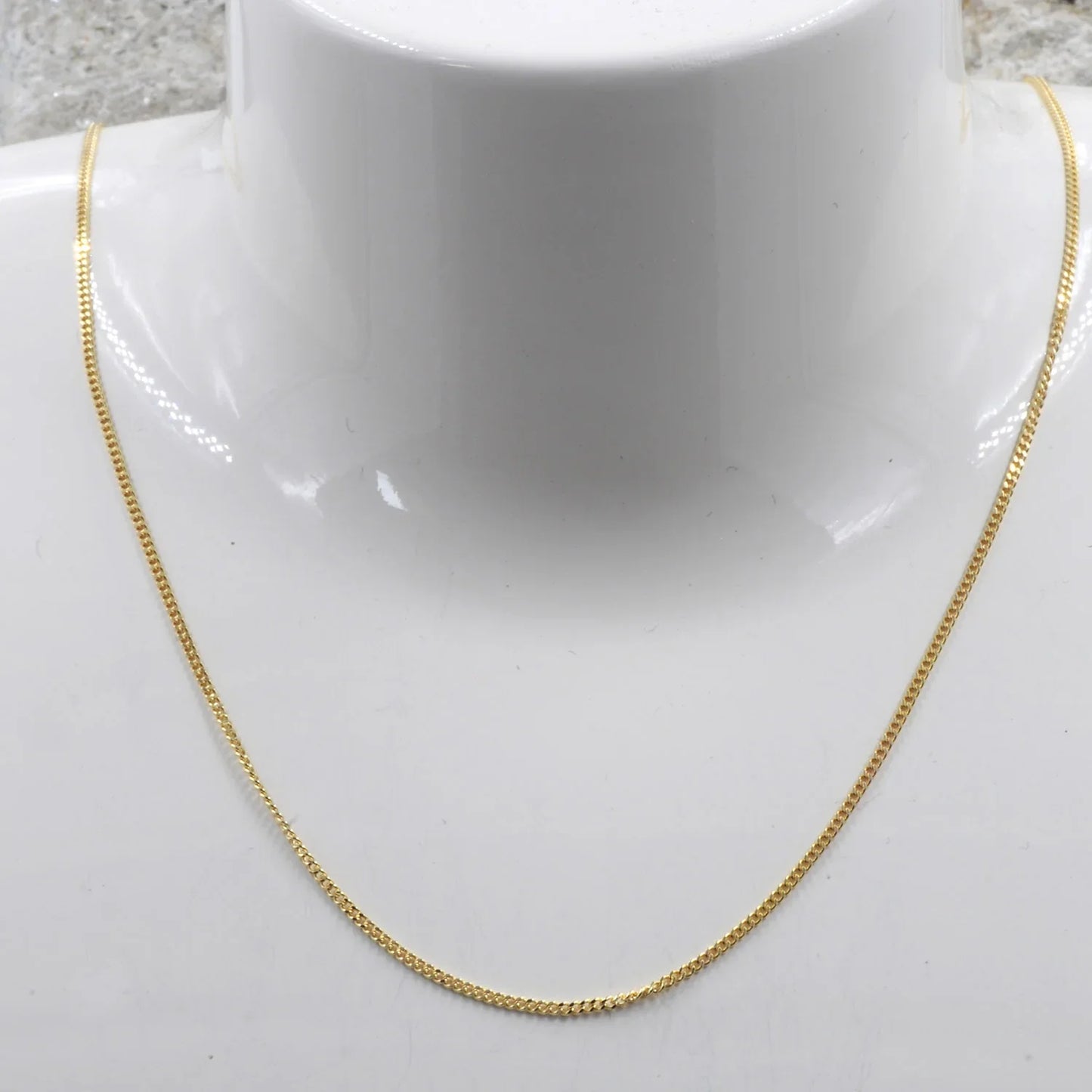 Goldkette Panzerkette Länge 45cm - Breite 1,1mm - 585-14 Karat Gold