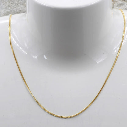 Goldkette Panzerkette Länge 45cm - Breite 1,1mm - 585-14 Karat Gold