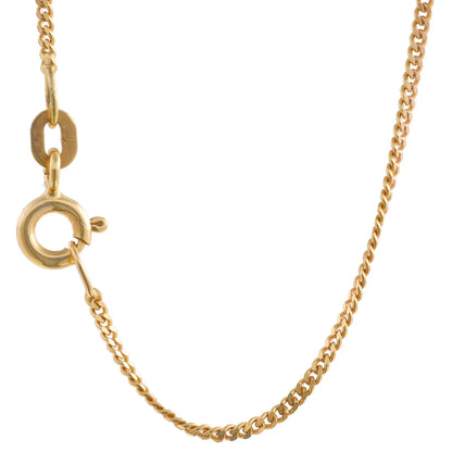 Goldkette Panzerkette Länge 38cm - Breite 1,2mm - 585-14 Karat Gold