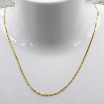 Goldkette Panzerkette Länge 38cm - Breite 1,2mm - 585-14 Karat Gold