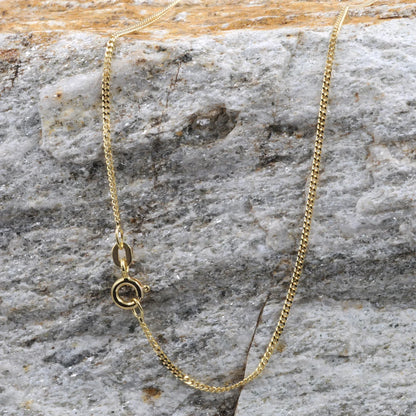 Goldkette Panzerkette Länge 38cm - Breite 1,2mm - 585-14 Karat Gold
