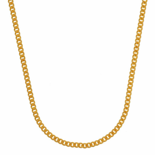 Goldkette Panzerkette Länge 60cm - Breite 1,4mm - 585-14 Karat Gold