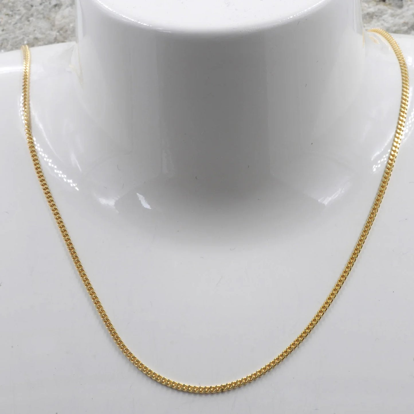 Goldkette Panzerkette Länge 60cm - Breite 1,4mm - 585-14 Karat Gold
