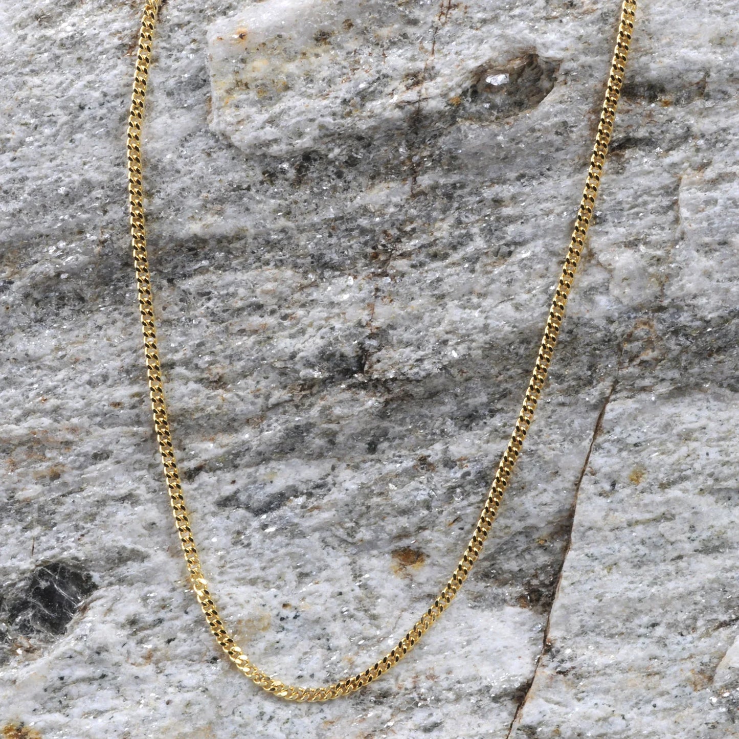Goldkette Panzerkette Länge 60cm - Breite 1,4mm - 585-14 Karat Gold