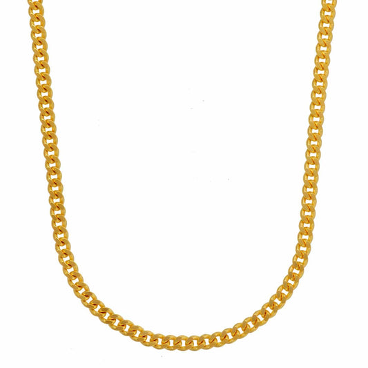 Goldkette Panzerkette Länge 60cm - Breite 1,6mm - 585-14 Karat Gold