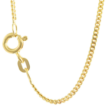 Goldkette Panzerkette Länge 50cm - Breite 1,6mm - 585-14 Karat Gold