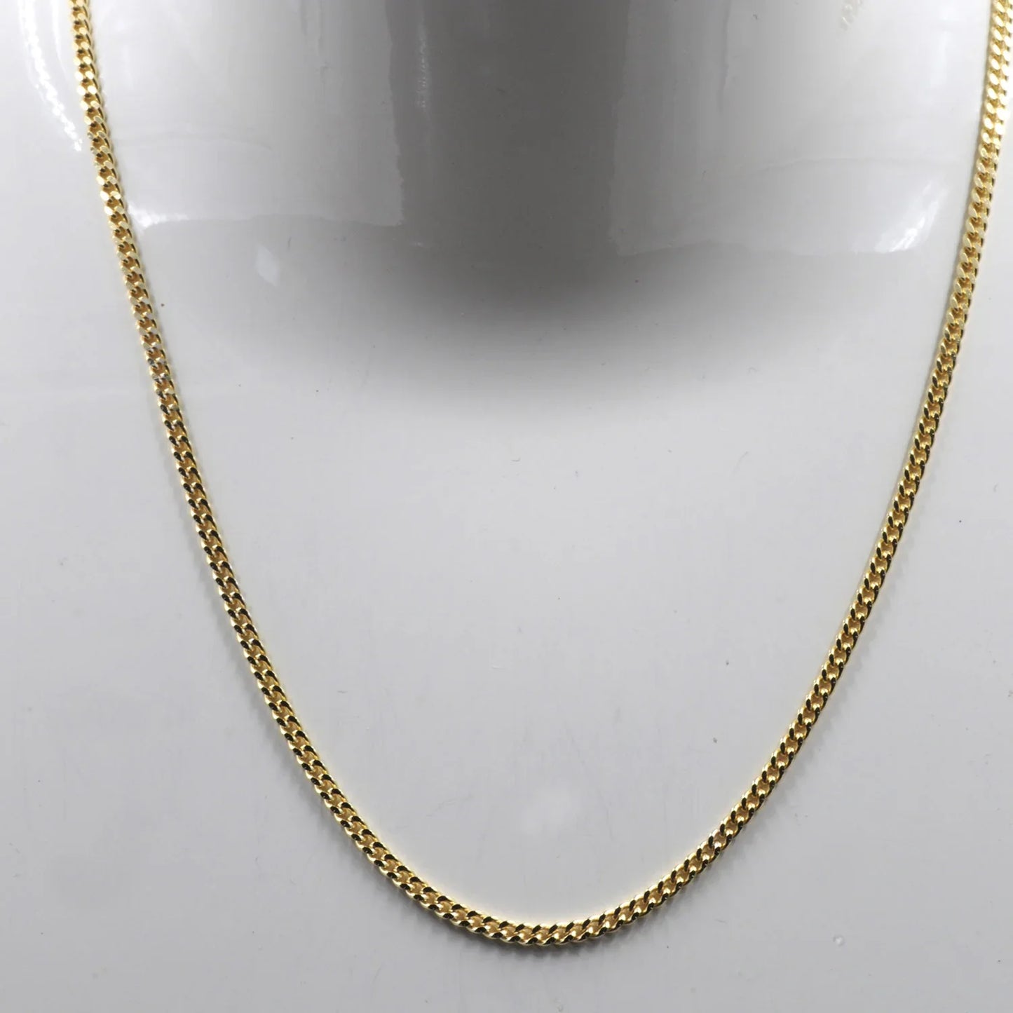 Goldkette Panzerkette Länge 40cm - Breite 1,7mm - 585-14 Karat Gold