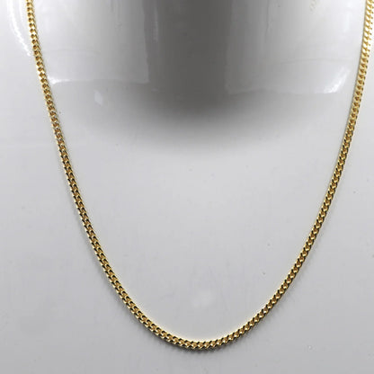 Goldkette Panzerkette Länge 60cm - Breite 1,7mm - 585-14 Karat Gold