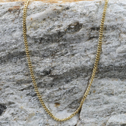 Goldkette Panzerkette Länge 60cm - Breite 1,7mm - 585-14 Karat Gold