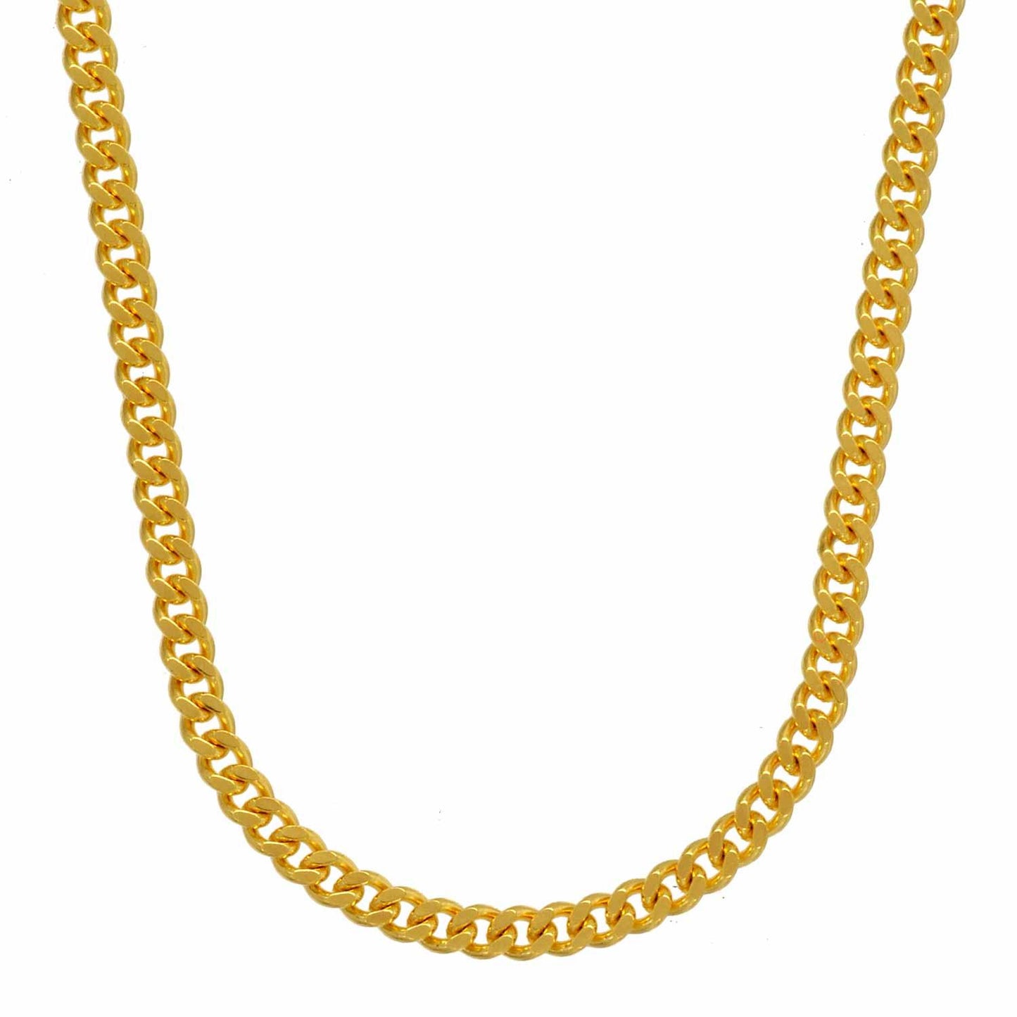 Goldkette Panzerkette Länge 45cm - Breite 2,1mm - 585-14 Karat Gold
