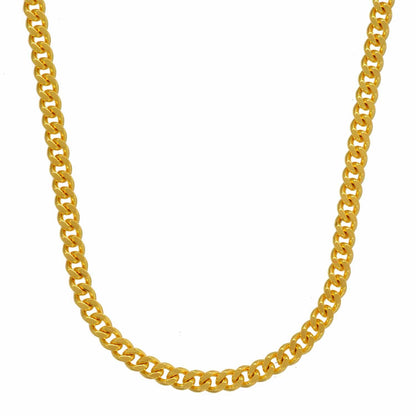 Goldkette Panzerkette Länge 45cm - Breite 2,1mm - 585-14 Karat Gold