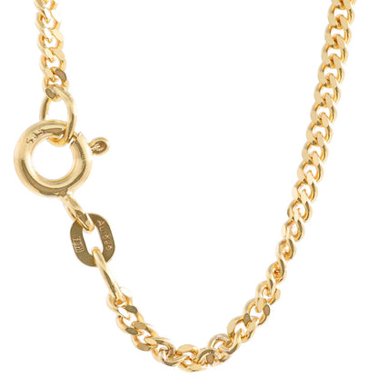 Goldkette Panzerkette Länge 50cm - Breite 2,1mm - 585-14 Karat Gold