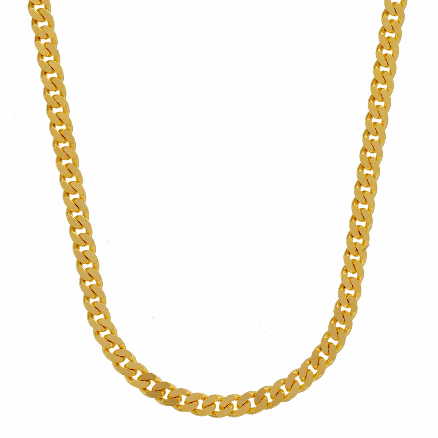 Goldkette Panzerkette Länge 60cm - Breite 2,4mm - 585-14 Karat Gold