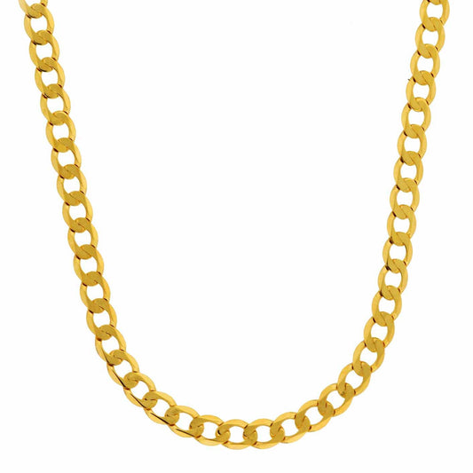 Goldkette Panzerkette Länge 55cm - Breite 3,1mm - 585-14 Karat Gold
