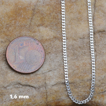 Panzerkette Halskette  925 Sterlingsilber Auswahl
