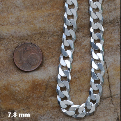 Panzerkette Halskette  925 Sterlingsilber Auswahl